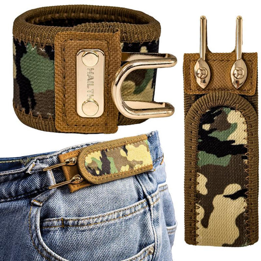 Tactical Metal Hook Elastic Belt (Unisex) - Patented No - Buckle Invisible Design