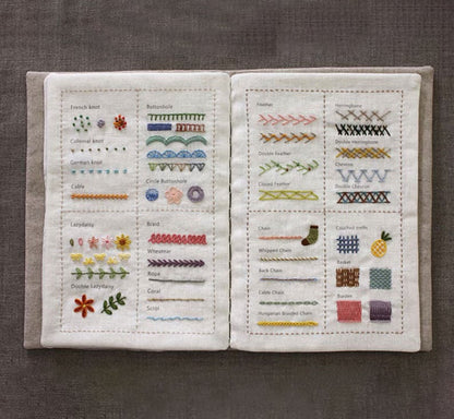 🌈Embroidery Stitch Book(Beginner-Friendly)