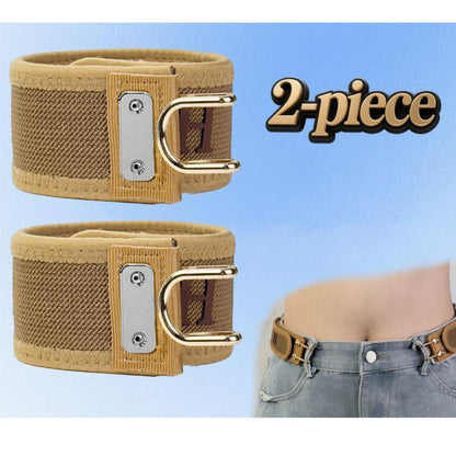 Tactical Metal Hook Elastic Belt (Unisex) - Patented No - Buckle Invisible Design