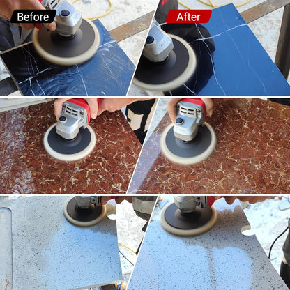 3PCS 5Inch Wool Polishing Wheels Set for Angle Grinders High Gloss Mirror Finish on Metal Glass Ceramic Stone Durable Efficient Design