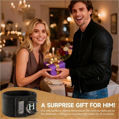 Tactical Metal Hook Elastic Belt (Unisex) - Patented No - Buckle Invisible Design