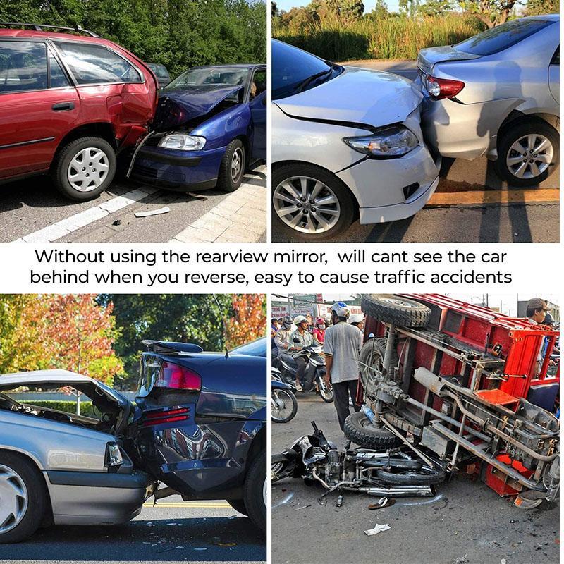 🚗 Drive Safer, See Clearer – ✨ Upgraded 11.8” Wide-Angle Rearview Mirror – For Panoramic, Anti-Glare Vision