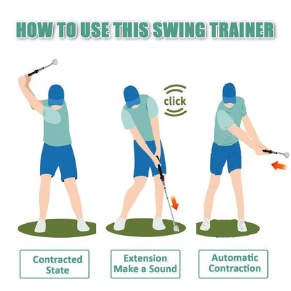 Telescopic club, Retractable Golf Swing Training Aid