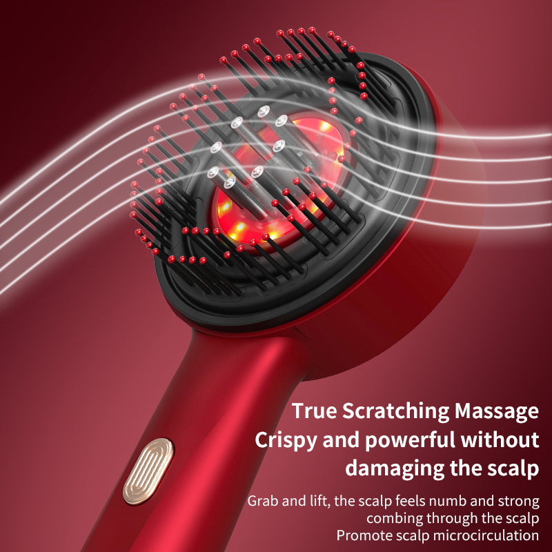 Soothing Red Light Hair Oil Applicator and Scalp Massager