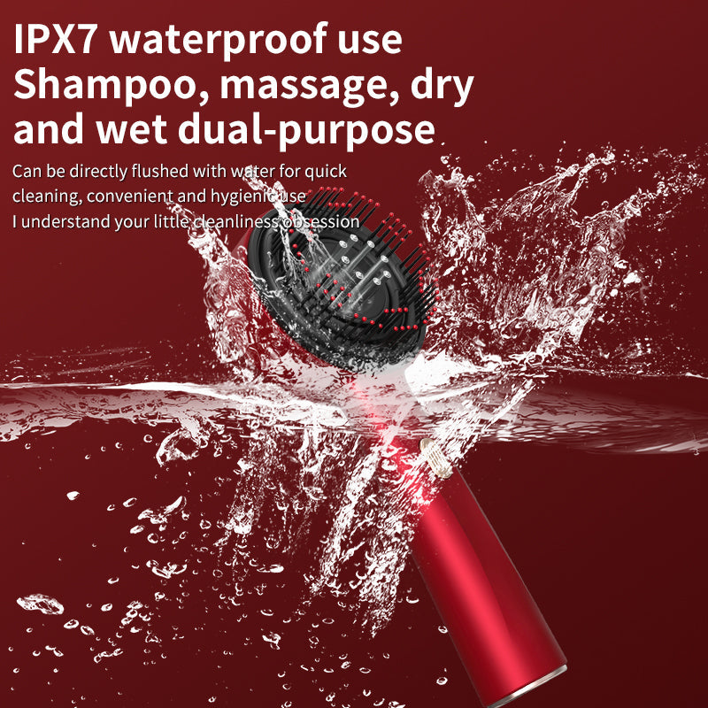 Soothing Red Light Hair Oil Applicator and Scalp Massager