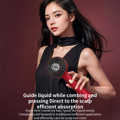 Soothing Red Light Hair Oil Applicator and Scalp Massager