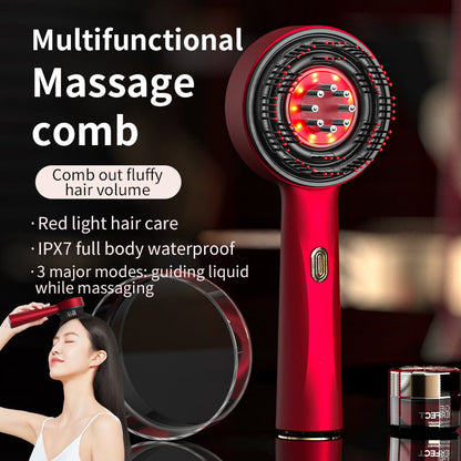 Soothing Red Light Hair Oil Applicator and Scalp Massager