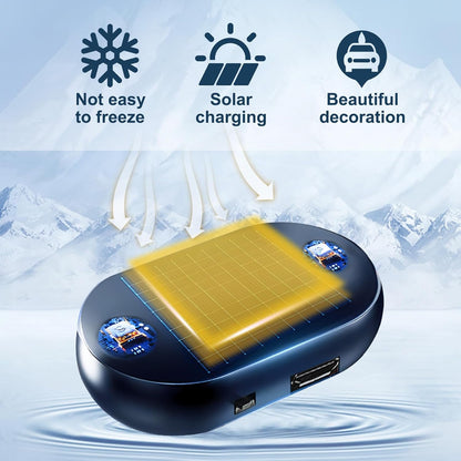 ❄️2025 Newest Electromagnetic Snow and Ice Prevention Device (Solar Powered)