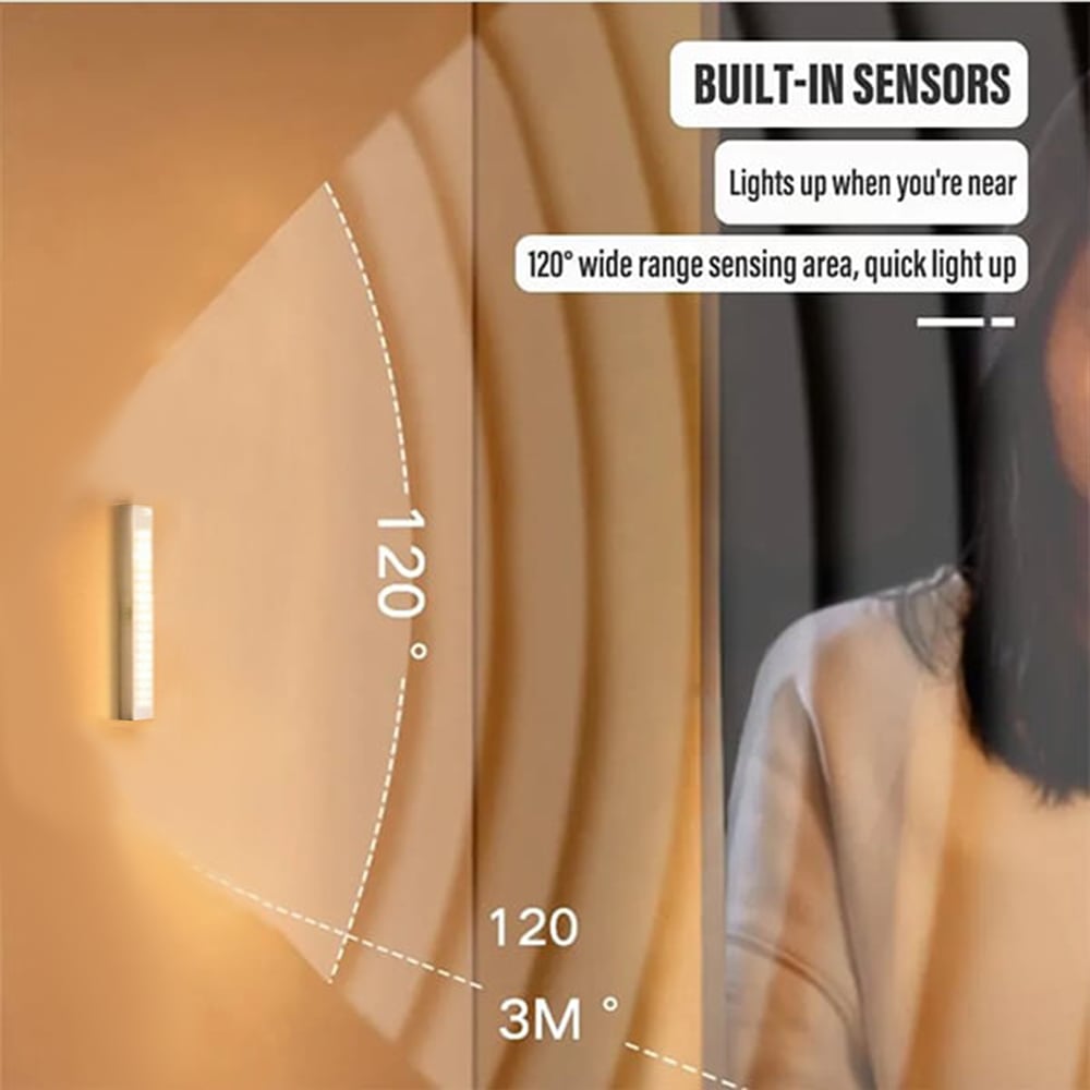 💡💡 Punch-free Smart Sensor Magnetic Rechargeable LED Lights