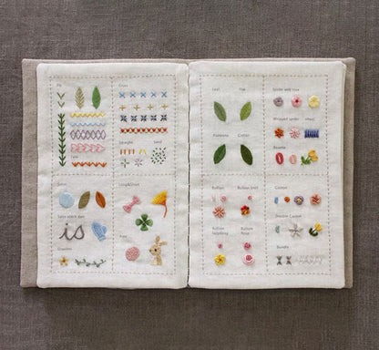 🌈Embroidery Stitch Book(Beginner-Friendly)