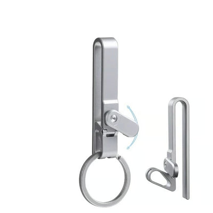 🗝️Titanium Alloy Magnetic Keychain - Anti-Lost Quick-Release Key Ring